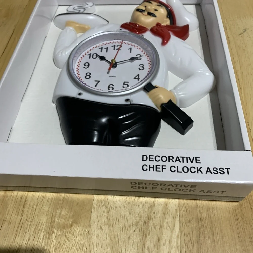 Plastic‎ Wall Clock, app. 10